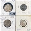 Image 1 : Misc Foreign Coins, x4 UNCIRCULATED