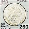 Image 1 : 1887 Mexico 8 Reales CLOSELY UNCIRCULATED