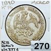 Image 1 : 1890 Mexico 8 Reales CLOSELY UNCIRCULATED