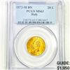 1873-M BN Gold 20 L Italy PCGS MS63