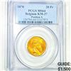 1870 Gold 20 Franc Belgium PCGS-MS64
