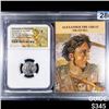 336-323 BC Alexander the Great AR Drachm NGC - F