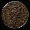 393-423 AD Honorius Bronze Follis LIGHT CIRC