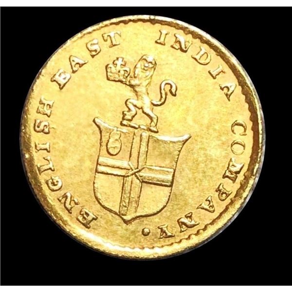 1820 British Indies Gold 5 Rupee