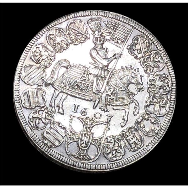 1603 Teutonic Order Silver Thaler UNCIRCULATED