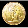 Image 1 : 1902 French Gold 100 Francs UNCIRCULATED