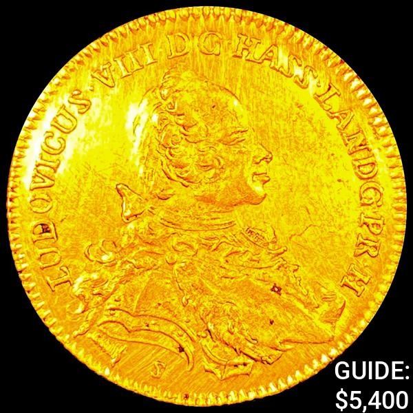 1755 Hess-Darm Ducat - CLOSELY UNC
