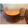 Image 1 : Wood Table w/4 chairs