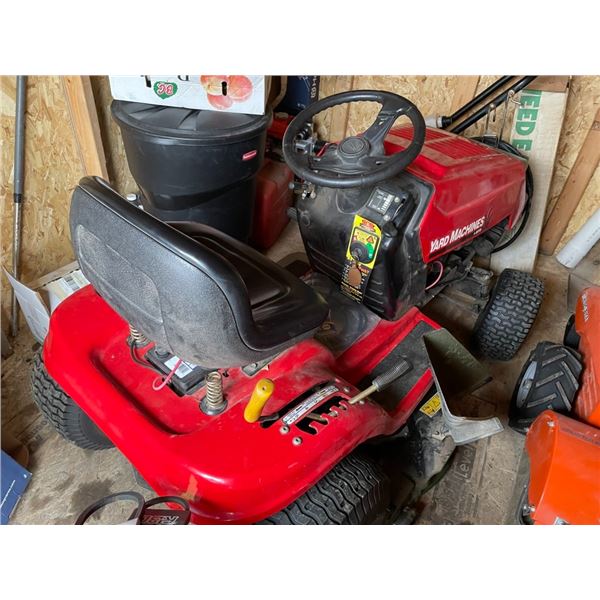 Yard Machines riding lawn mower
