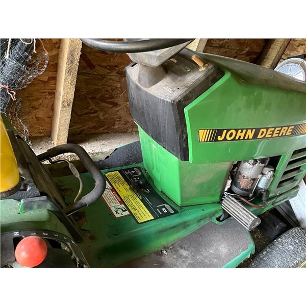 John Deere riding mower