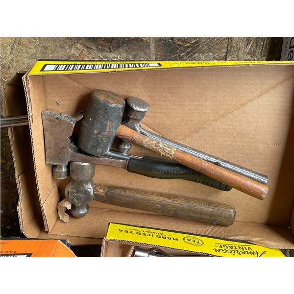 Hammers, Hatchet, screwdrivers