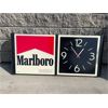 Image 1 : NO RESERVE LARGE RARE 1970s CIRCA MARLBORO CLOCK