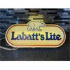 Image 1 : NO RESERVE LABATTS LITE BEER SIGN LIGHT UP CIRCA 1977