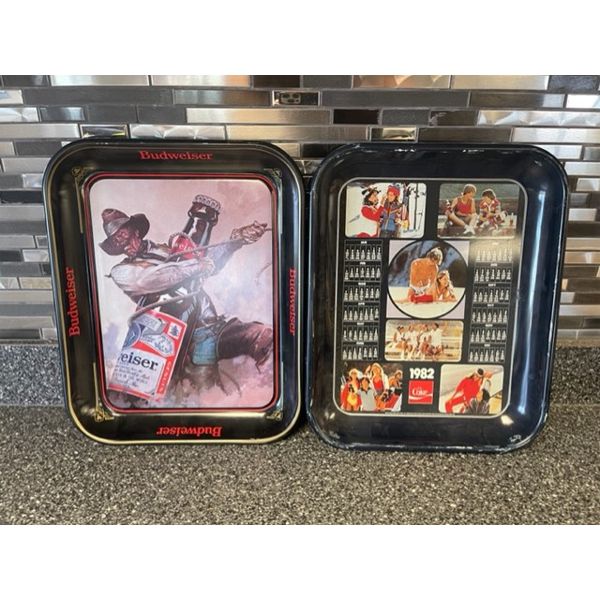 NO RESERVE Coca Cola COLLECTIBLE TRAYS 1982