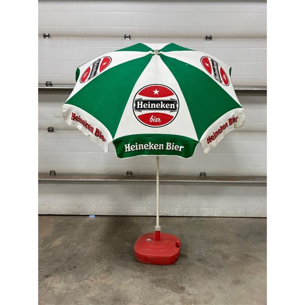 heineken patio umbrella for sale Large Rebound Centre Birra Morretti And Heineken umbrellas