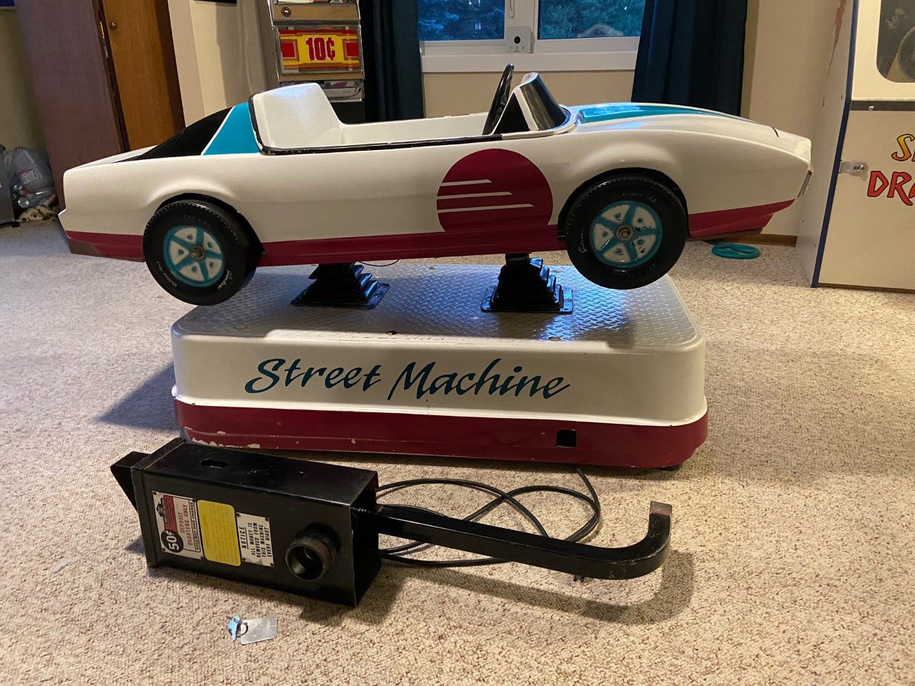 Coin Operated Wave Rider NO RESERVE 1980's COIN OPERATED KNIGHT RIDER STYLE KIDDY CAR RIDE