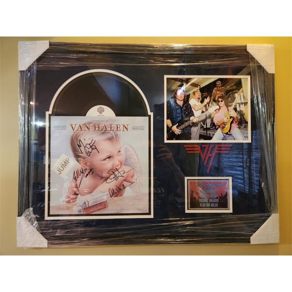 NO RESERVE Van Halen signed LP
