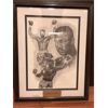Image 1 : NO RESERVE LENNOX LEWIS BOXING LEGEND ARTIST SIGNED FRAMED PRINT