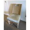 Image 10 : Samuelson Wooden Table w/ 2 Woven Rattan & Wood Upholstered Chairs