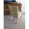 Image 9 : Samuelson Wooden Table w/ 2 Woven Rattan & Wood Upholstered Chairs