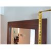 Image 5 : Wood Framed Wall Mirror 28"x68"H