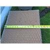 Image 19 : Qty 2 Synthetic Rattan Armchairs 28"x27"x25" w/ 2 Ottomans & Matching Table 14"Dx20"H