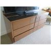 Image 3 : Samuelson Wooden Dresser w/ 6 Drawers 72"x24"x34"H