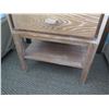 Image 7 : Qty 2 Samuelson Wooden Nightstands w/ Drawer & Undershelf 24"x21"x26"H