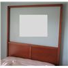 Image 4 : Queen Size Wooden Headboard w/ Wood Wall Frame 66"x90"H (Bed not included)