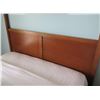 Image 5 : Queen Size Wooden Headboard w/ Wood Wall Frame 66"x90"H (Bed not included)
