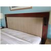 Image 2 : King Size Wooden Headboard w/ Upholstered Center 80"x54"H (Bed not included)