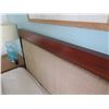 Image 4 : King Size Wooden Headboard w/ Upholstered Center 80"x54"H (Bed not included)