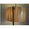 Image 8 : Ceiling Lamp, Acrylic Cylinder w/ Bamboo-Like Design & Cord 23"Dia,12"H