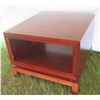 Image 1 : Wooden Side Table w/ Hollow Center 20"x20"x15"