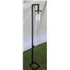 Image 1 : Tall Black Metal Pole Lamp 68"H