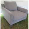 Image 1 : Upholstered Arm Chair w/ Cushion Back