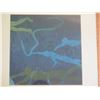 Image 2 : Wood Framed Swimmer Abstract Art 20"x20"