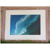 Image 2 : Pair Wood Framed Big Wave Photos Signed Hank Foto 28"x22"