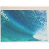 Image 6 : Wood Framed North Shore Hawaii Big Wave Artwork Signed Hank Foto 27"x22"