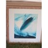 Image 3 : Qty 3 Framed Ocean Artwork: 2 Coral & Surfboard by Hank Foto 20"x20"