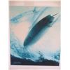 Image 4 : Qty 3 Framed Ocean Artwork: 2 Coral & Surfboard by Hank Foto 20"x20"