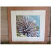 Image 2 : Qty 3 Framed Ocean Artwork: 2 Coral & Surfboard by Hank Foto 20"x20"