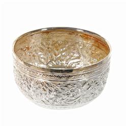 Beautiful Hand Chased 100% Thai Silver Bowl  (CLB-280)