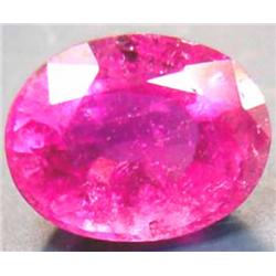1.35ct. Natural Pink Tourmaline Nigeria Oval RETAIL $1100 (GEM-0343)