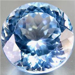 11.65ct. Aquamarine Sky Blue Portuguese Cut RETAIL $2950 (GEM-0351)