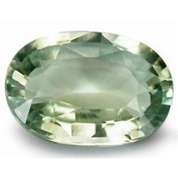 7.66ct.  Phenomenal Oval Facet Green Amethyst RETAIL $ (GEM-2909)