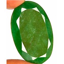 76ct. Stunning Green Huge Natural S. American Emerald RETAIL $7500 (GEM-3090)