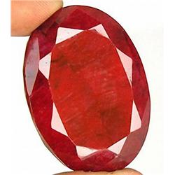 22.07ct.  Excellent African Ruby Oval Cut   RETAIL $1650 (GEM-6911)