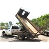 Image 1 : 2012 Ford F350 Flatbed Dump Truck, Lic. 659TTU (Runs & Dumps - See Video)