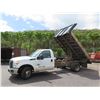Image 2 : 2012 Ford F350 Flatbed Dump Truck, Lic. 659TTU (Runs & Dumps - See Video)